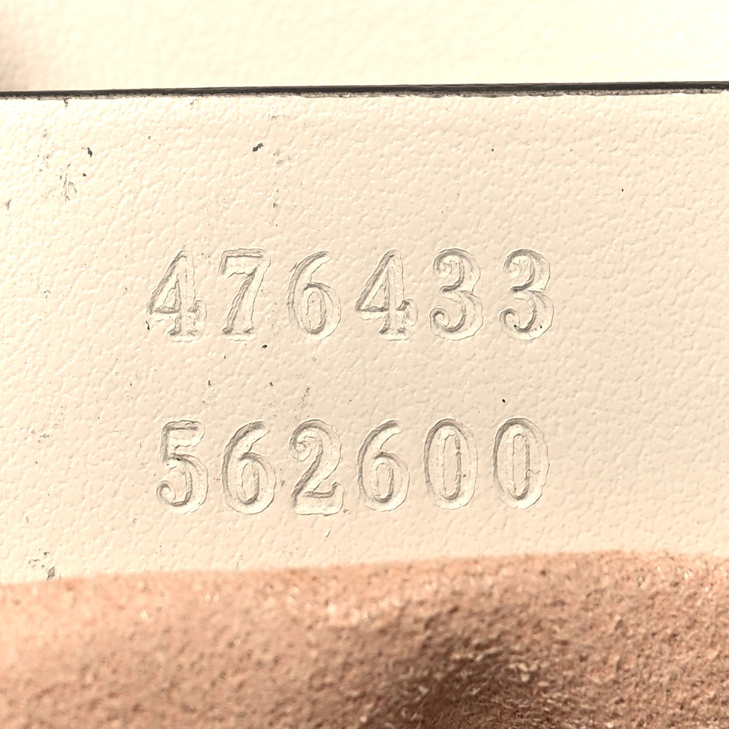 Gucci Calfskin Matelasse Super Mini GG Marmont Shoulder Bag White 7 of 10