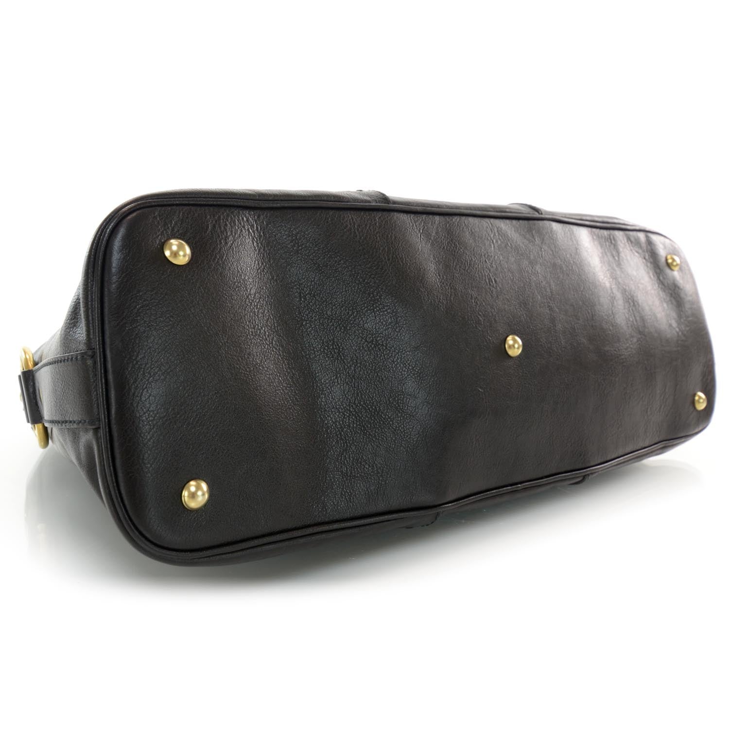 Saint Laurent Leather Oversized Muse Black 4 of 8