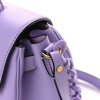 Versace Calfskin Medium La Medusa Top Handle Handbag Lilac 9 of 9