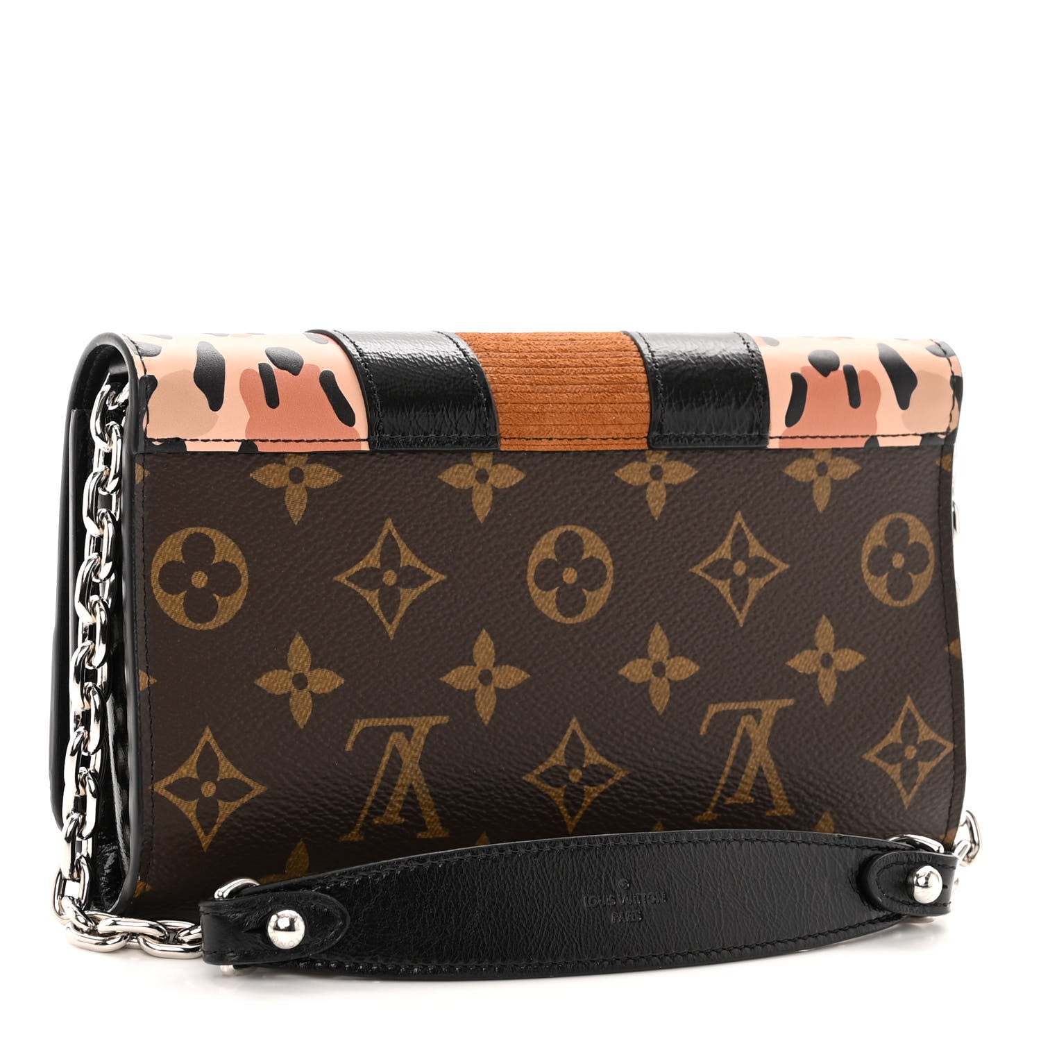 Louis Vuitton Calfskin Monogram Wild At Heart Twist Chain Wallet 3 of 11