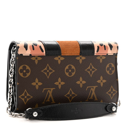 Louis Vuitton Calfskin Monogram Wild At Heart Twist Chain Wallet 3 of 11