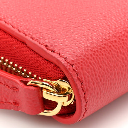 Burberry Soft Grain Elmore Zip Around Wallet Red 12 of 16