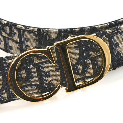 Christian Dior Oblique 30 Montaigne 35mm Belt 90 36 Blue 7 of 7