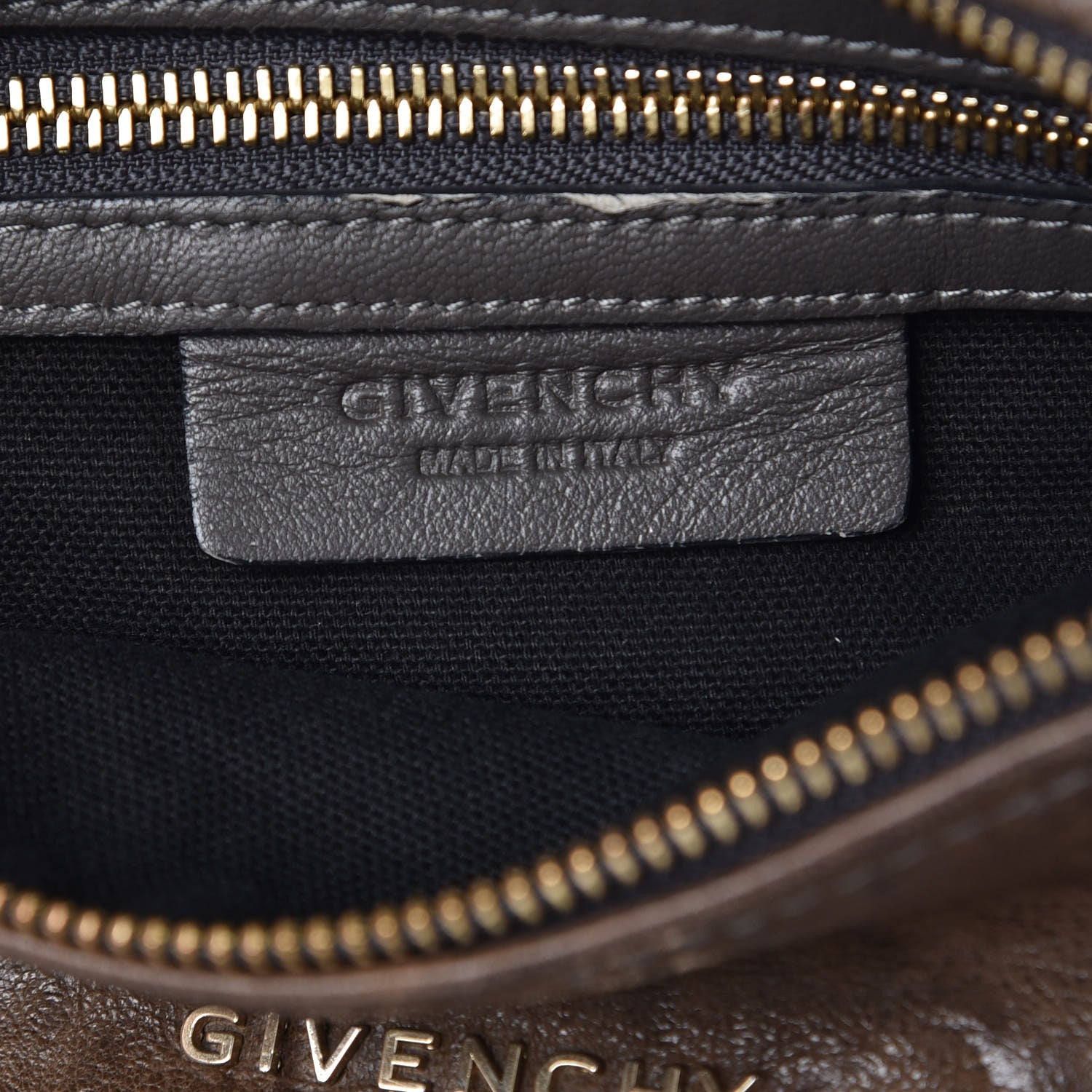 Givenchy Tumbled Sheepskin Mini Pandora Charcoal 6 of 7