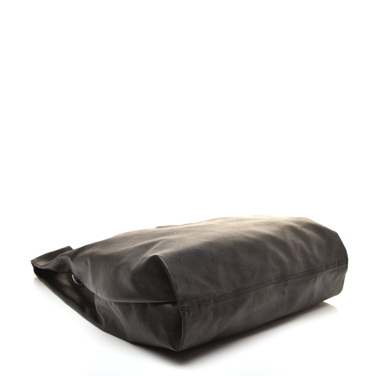 Calfskin Monogram Shadow Tote Black