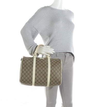 Gucci GG Plus Monogram Medium Joy Boston Off White 3 of 10