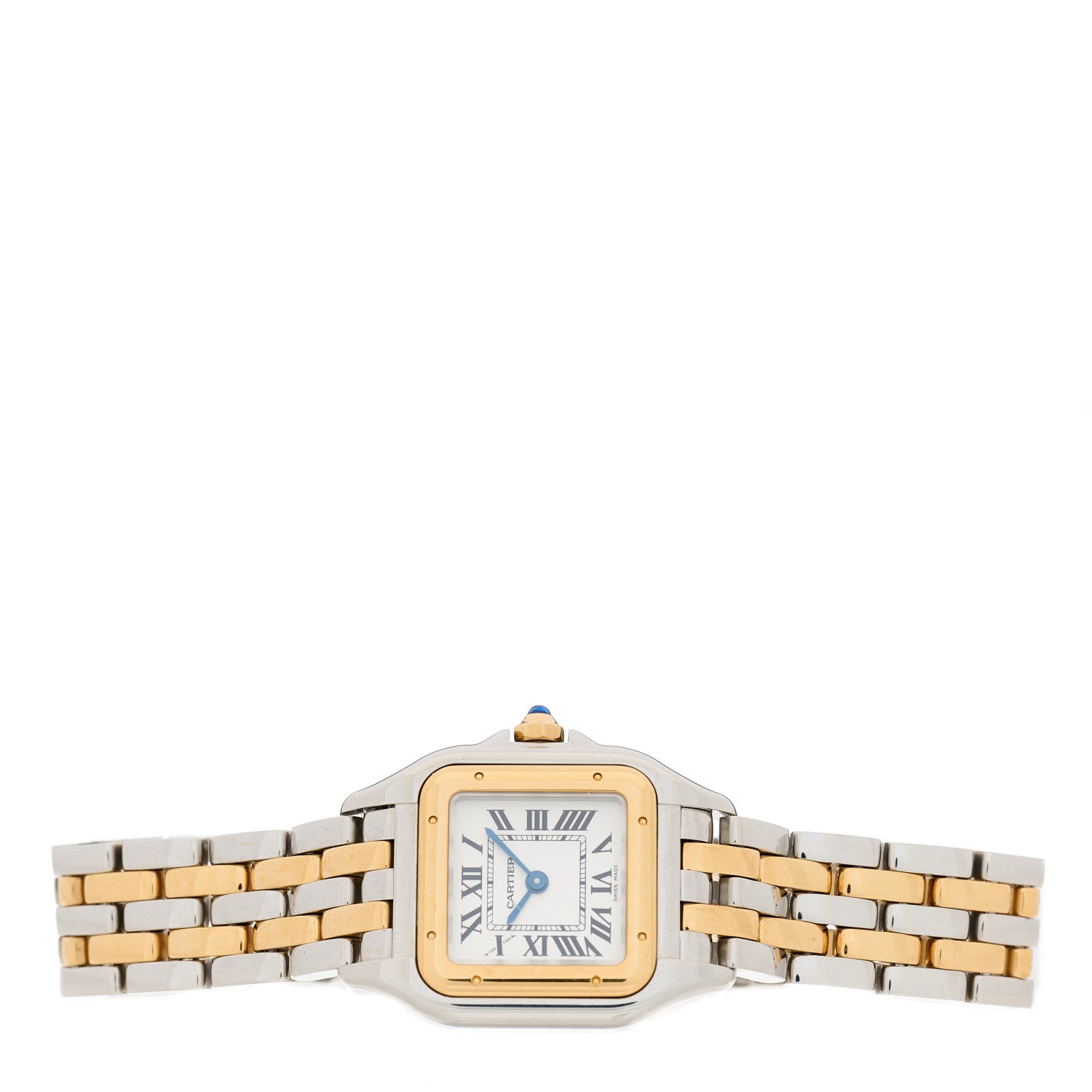 Cartier Stainless Steel 18K Yellow Gold 22mm Panthere Quartz Watch 2 of 4