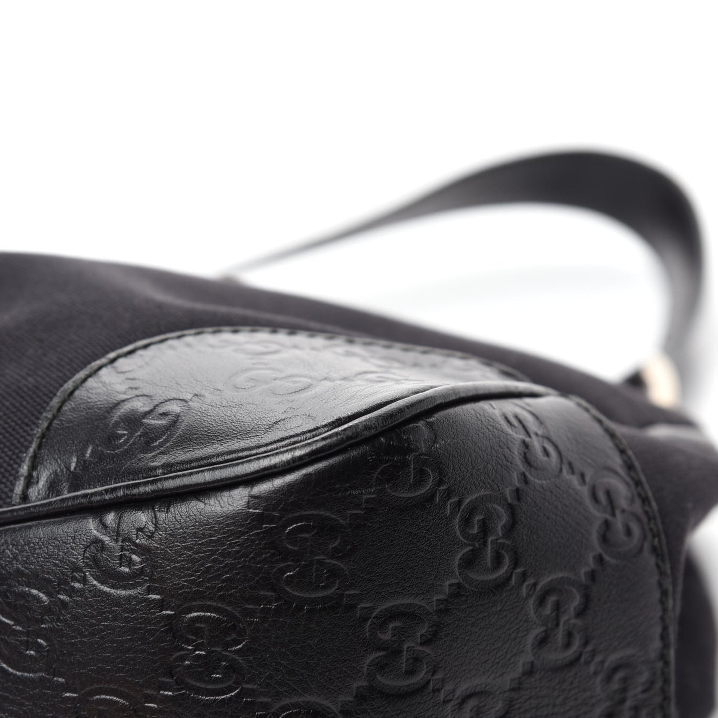Canvas Guccissima Hobo Black