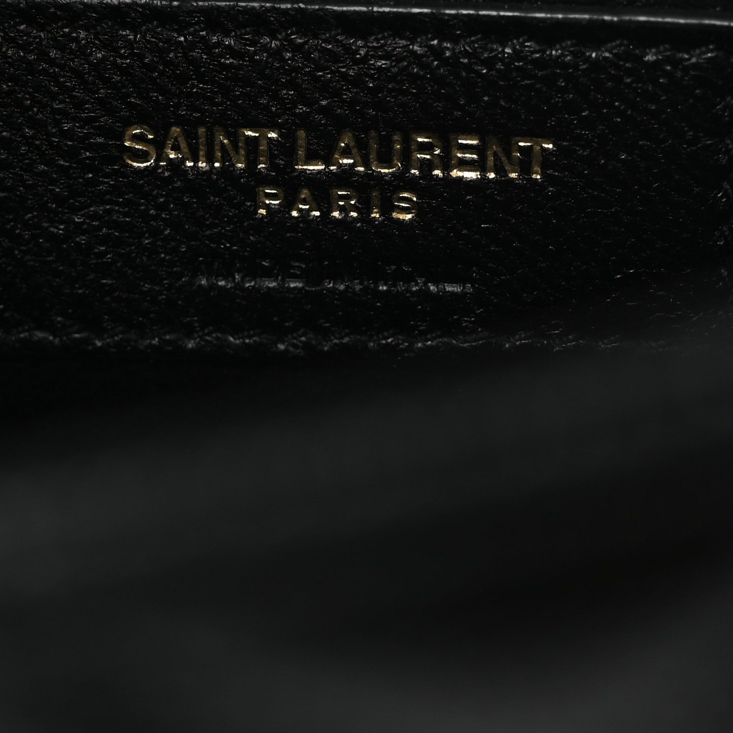 Grain De Poudre Textured Mixed Matelasse Triquilt Small Monogram Satchel Black