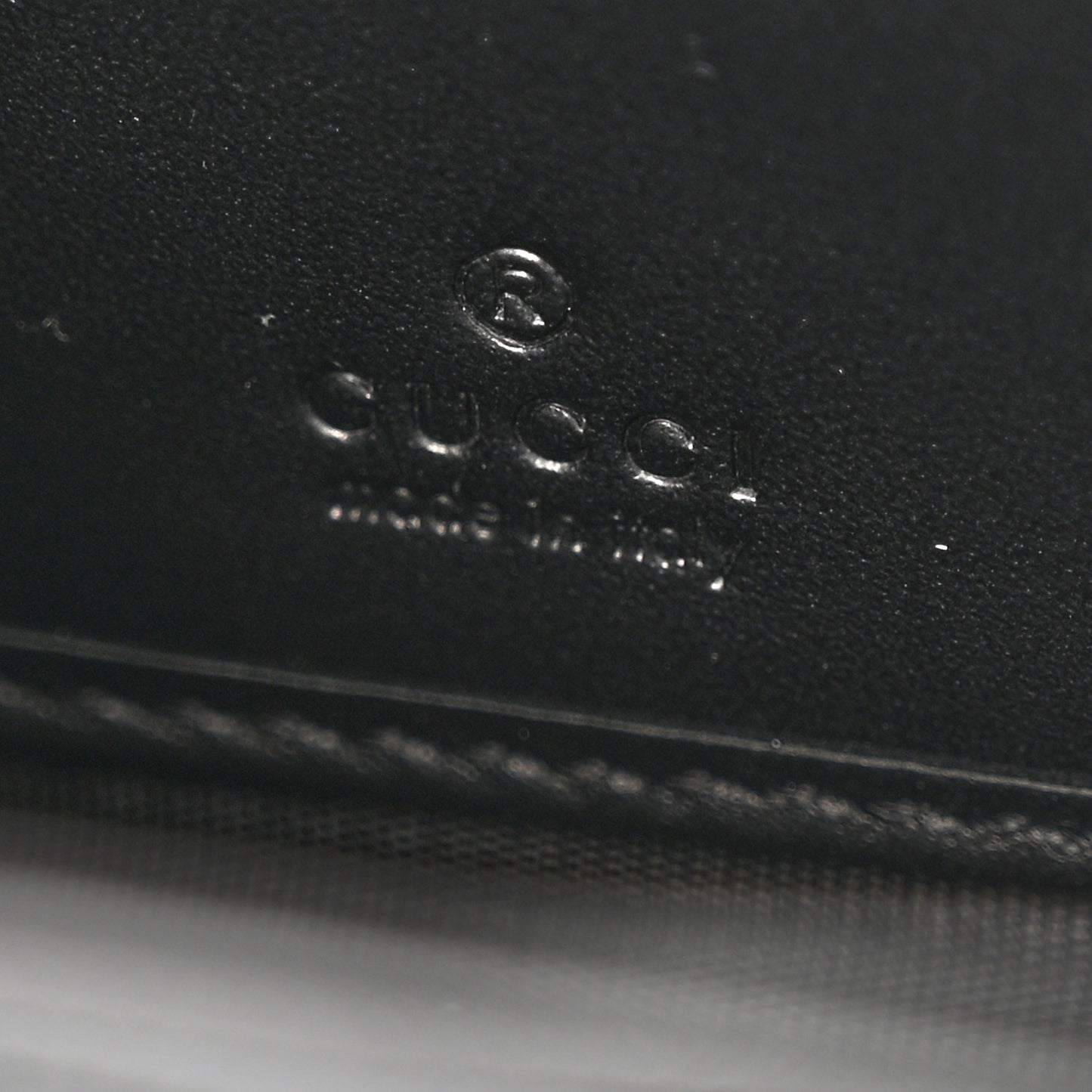 GG Supreme Monogram Kingsnake Zip Around Wallet Black Grey