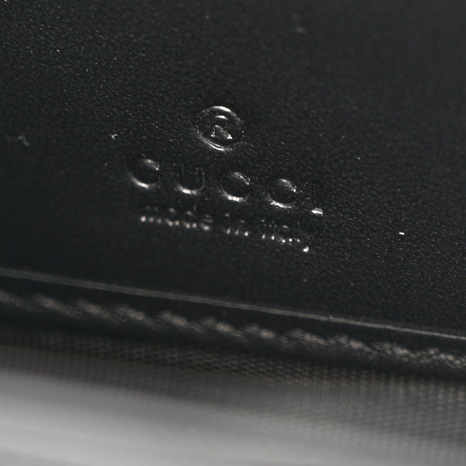 Gucci GG Supreme Monogram Kingsnake Zip Around Wallet Black Grey 7 of 9