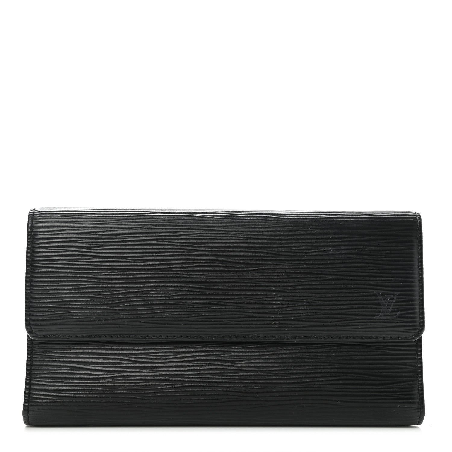 Louis Vuitton Epi Porte Tresor International Wallet Black 1 of 7