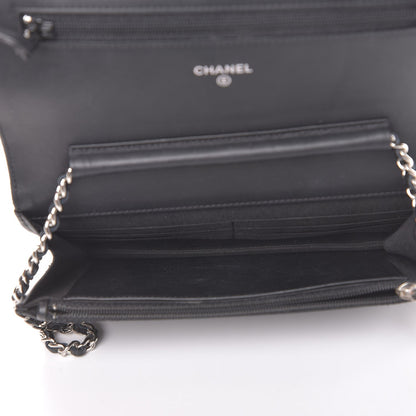 Chanel Caviar Timeless CC Wallet On Chain WOC Black 7 of 9