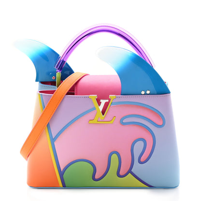 Louis Vuitton Calfskin Plexiglass ArtyCapucines PM Sam Falls Multicolor 1 of 10