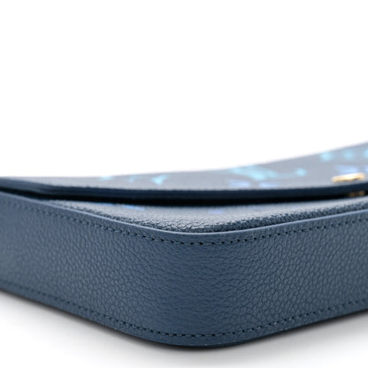 Louis Vuitton Empreinte Monogram Giant Felicie Pochette Chain Wallet Gradient Blue 9 of 10