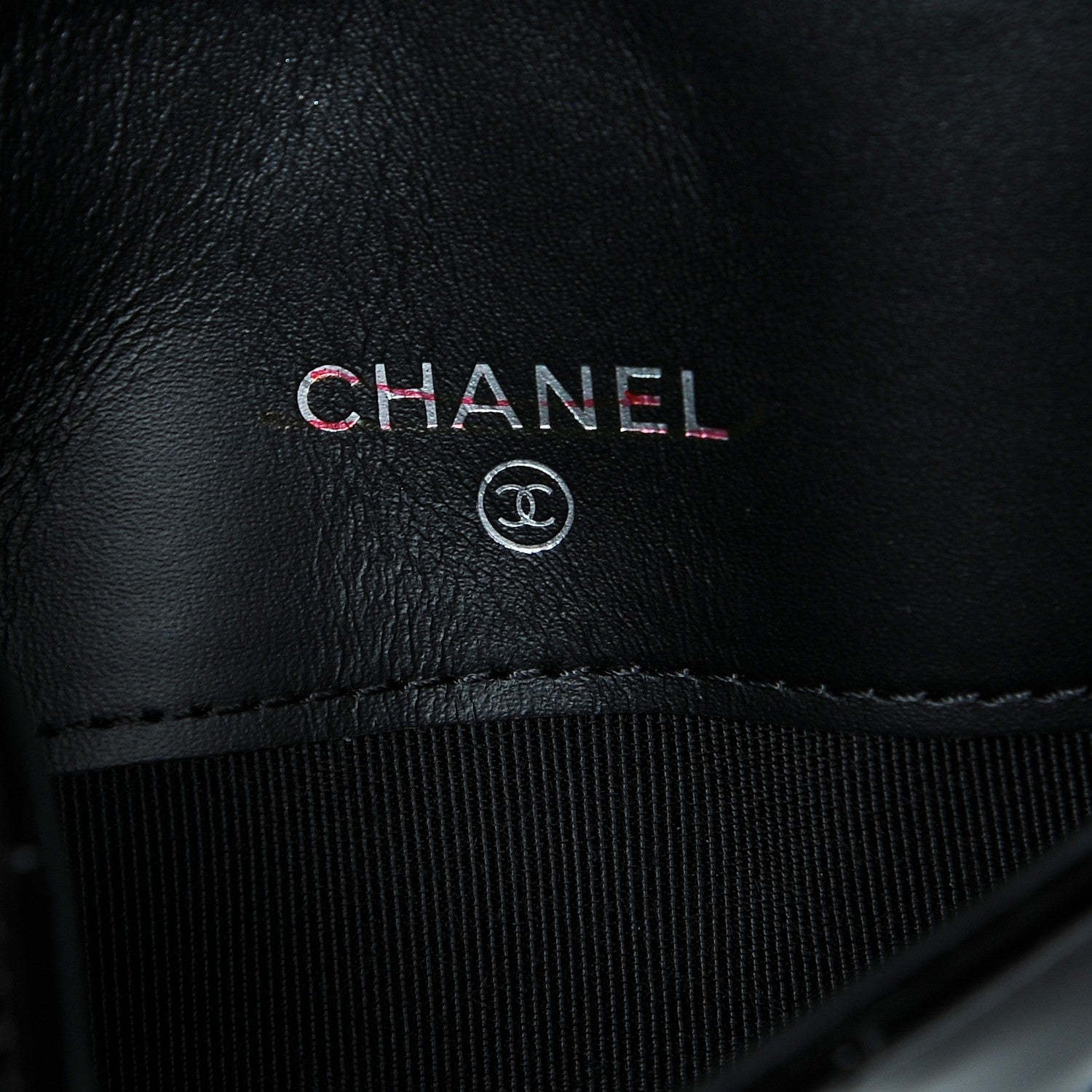 Chanel Patent Quilted Card Holder Black 6 of 8
