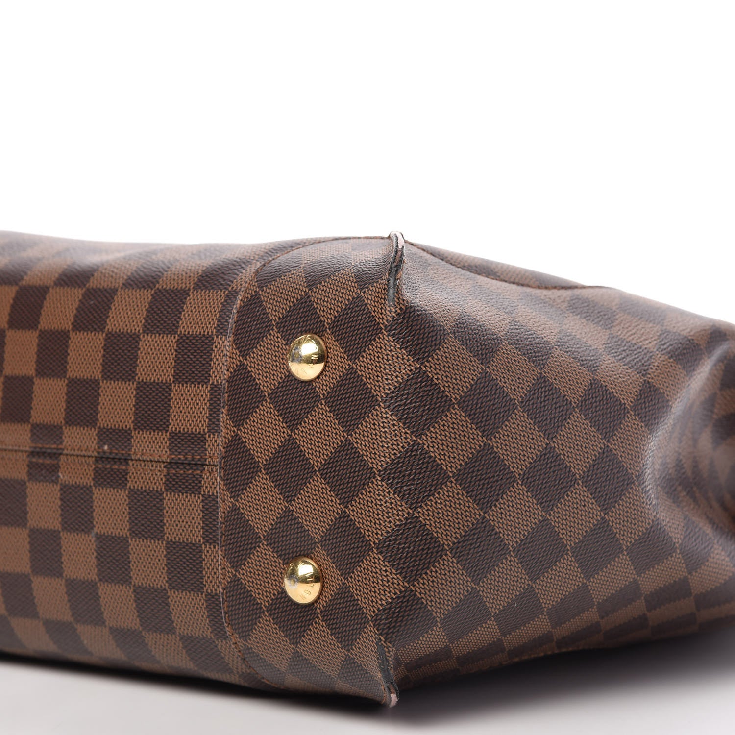 Louis Vuitton Damier Ebene Caissa Hobo Rose Ballerine 7 of 18