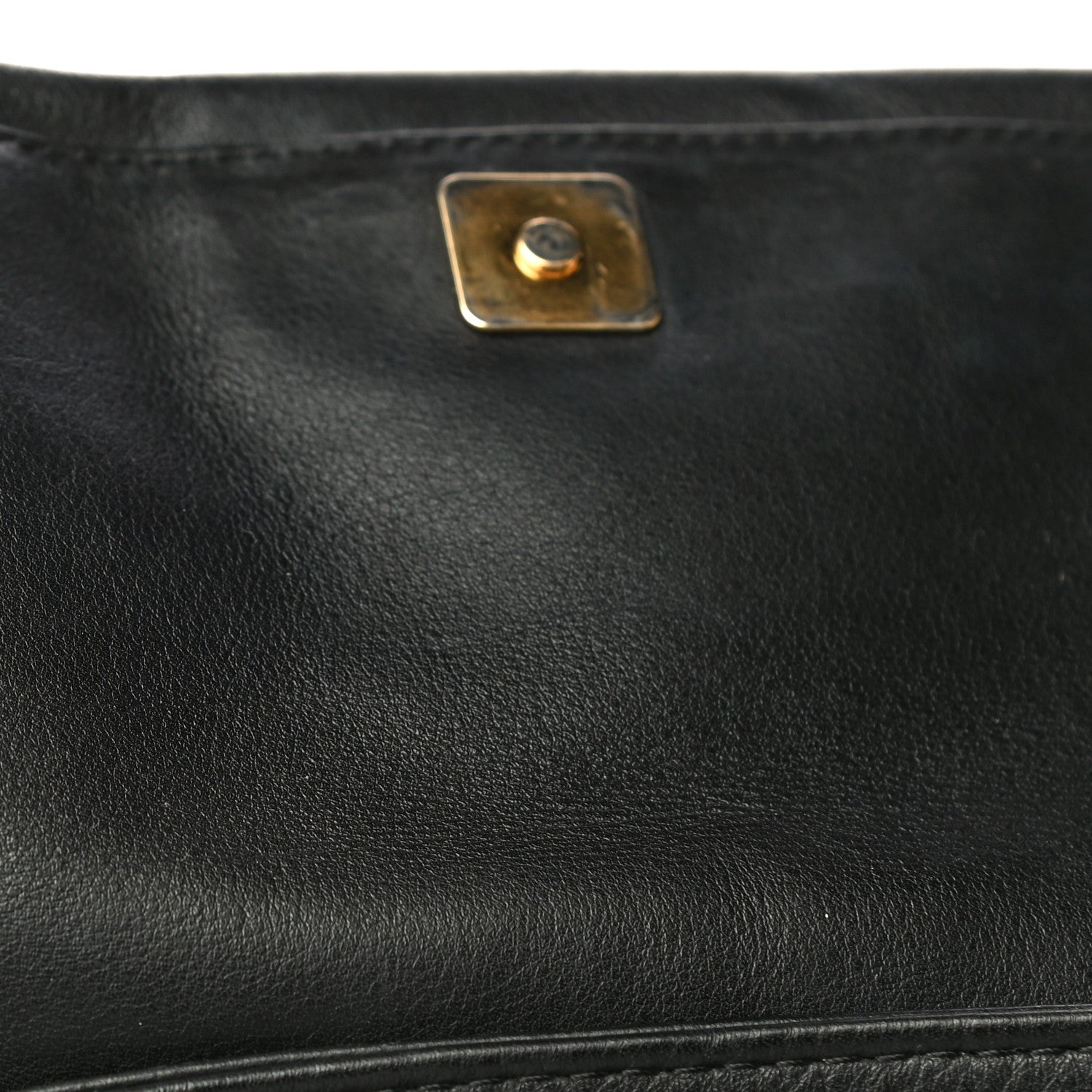 Fendi Vitello Flamingo Enamel Fendista Pouchette Crossbody Black 13 of 22