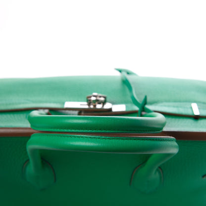 Hermes Taurillon Clemence Birkin 35 Menthe 18 of 36