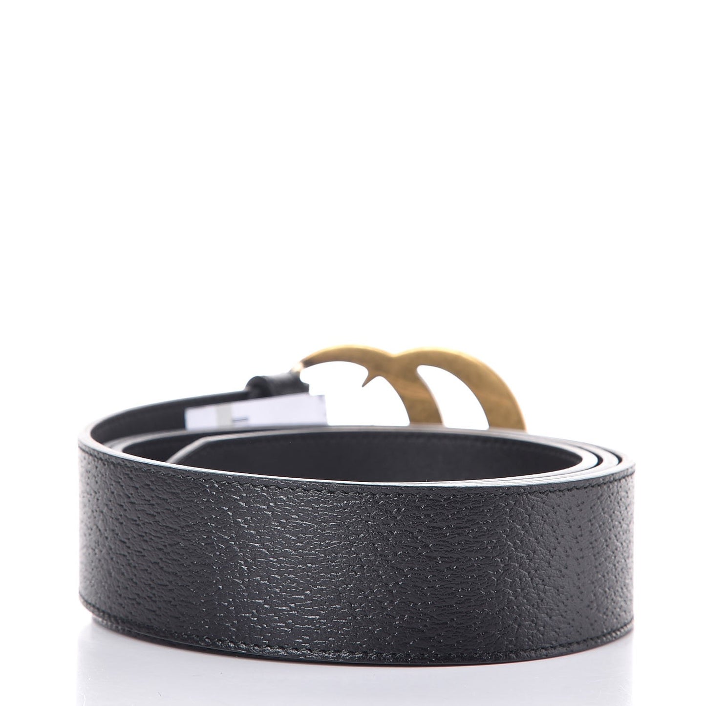 Textured Calfskin Double G 40mm Belt 110 44 Black