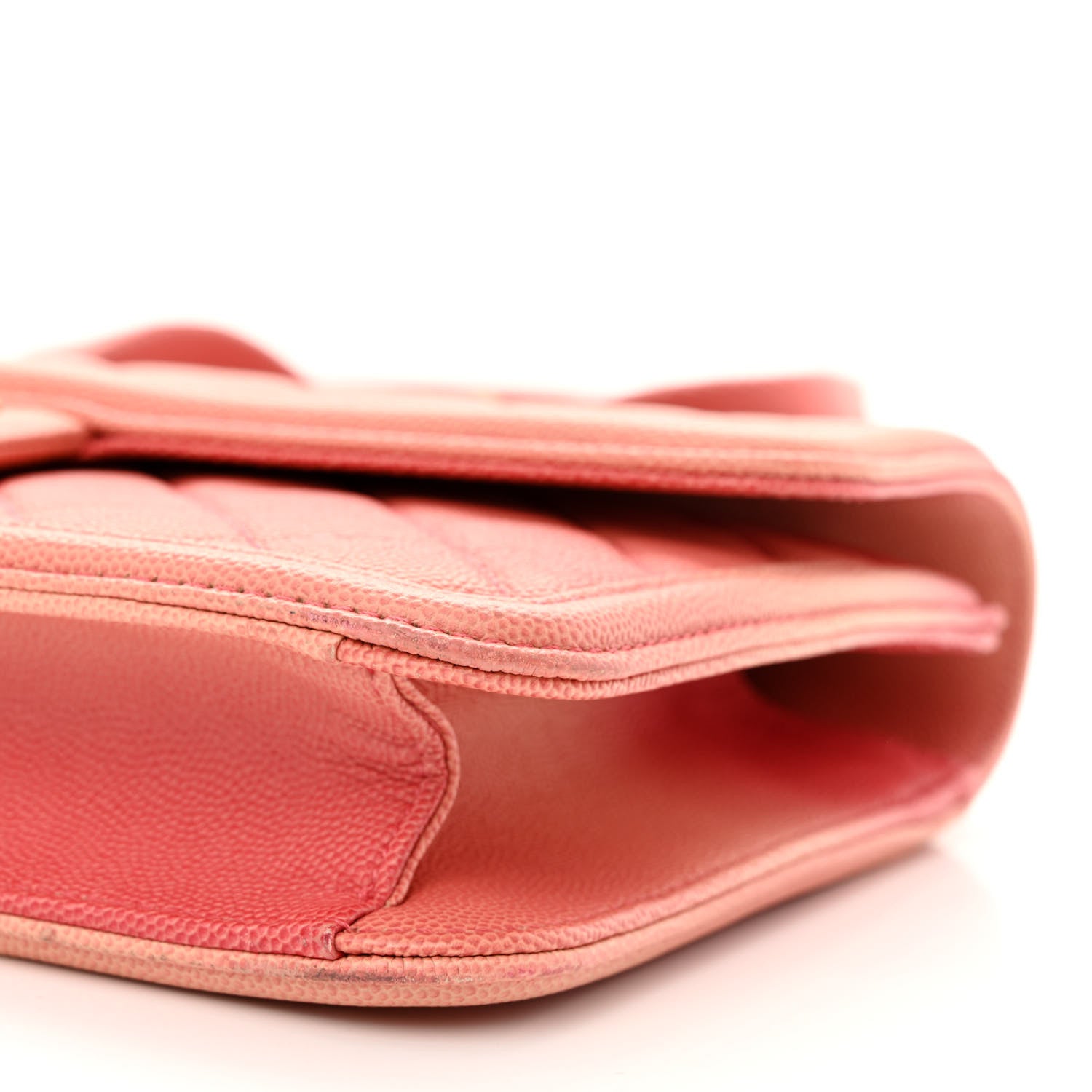 Chanel Caviar Quilted Medium Sunset On The Sea Flap Coral 10 of 10
