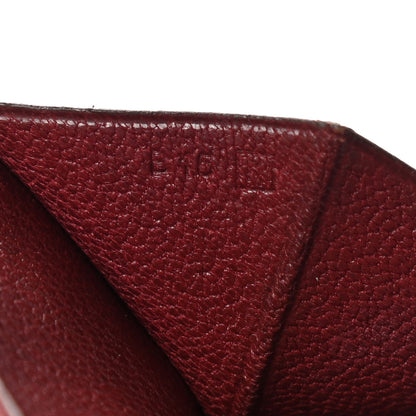 Hermes Chevre Mysore Bearn Compact Wallet Rouge H 8 of 9