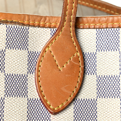 Louis Vuitton Damier Azur Neverfull MM 6 of 9