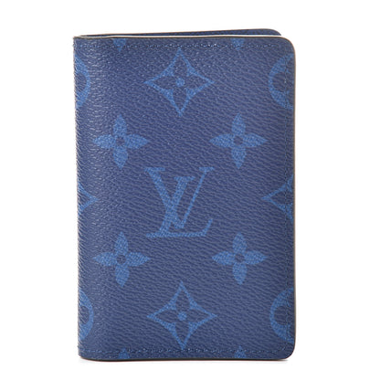 Louis Vuitton Taigarama Pocket Organizer NM Cobalt 1 of 8