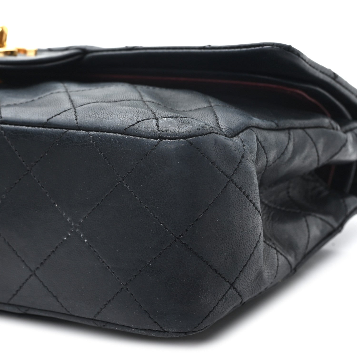 Chanel Lambskin Quilted Small Double Flap Black 11 of 11