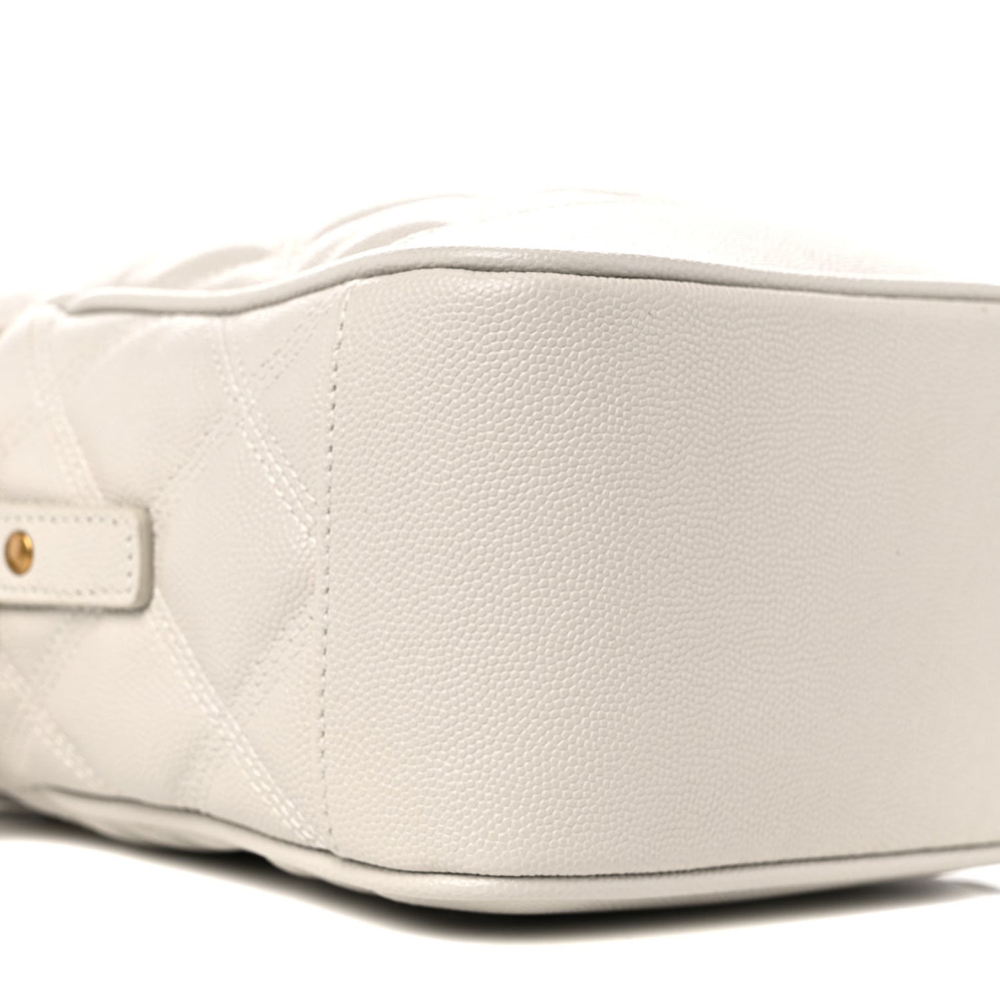 Grain de Poudre Quilted 80's Vanity Bag Crema Soft