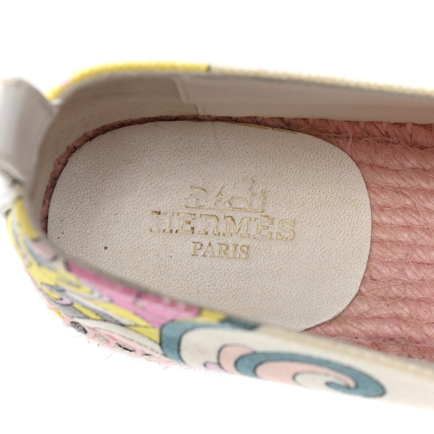 Printed Canvas Womens Espadrilles 35 Multicolor