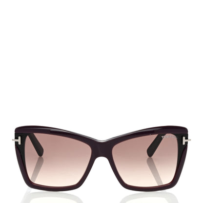 Tom Ford Leah Cat Eye Sunglasses TF849 Purple 2 of 8