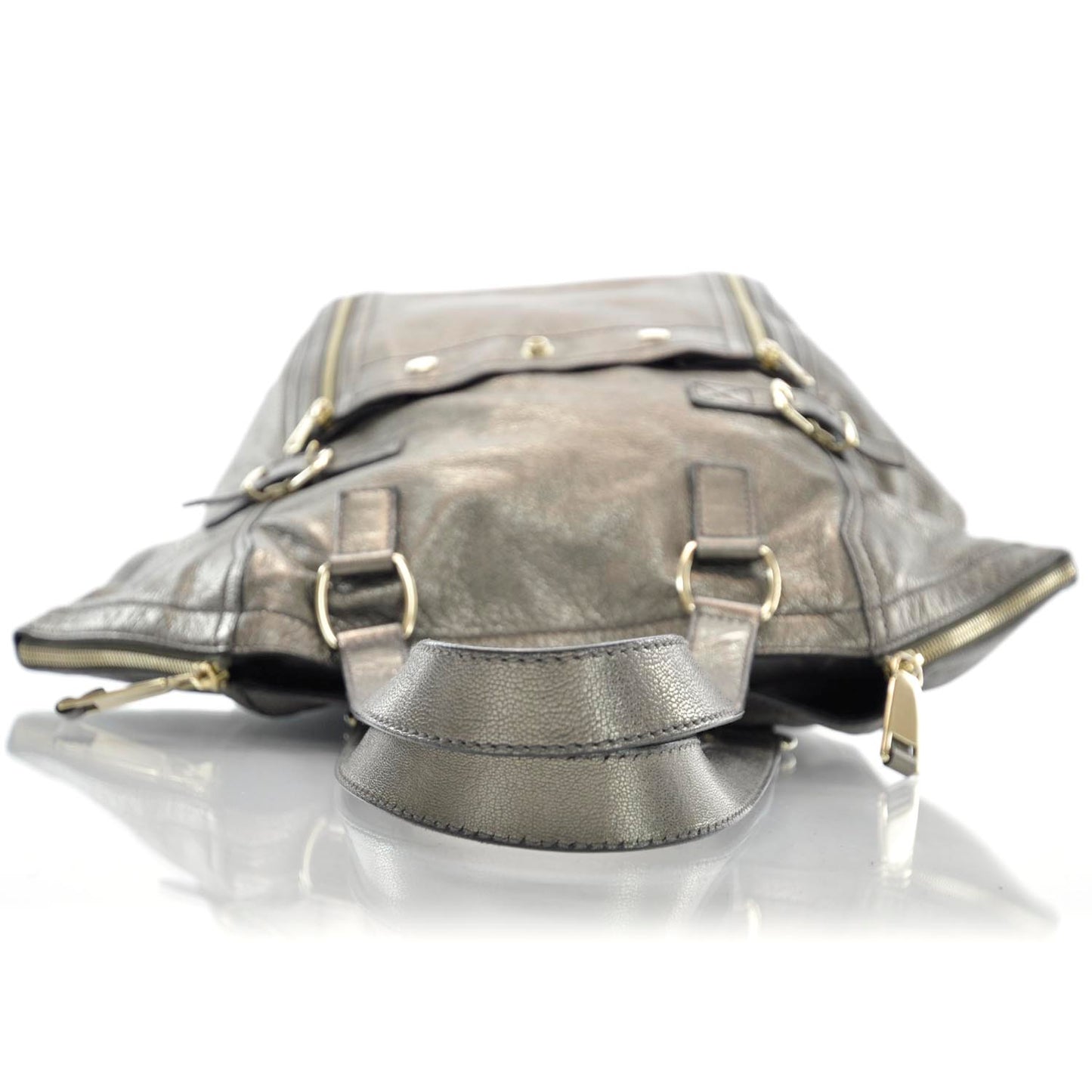 Medium Downtown Tote Metallic