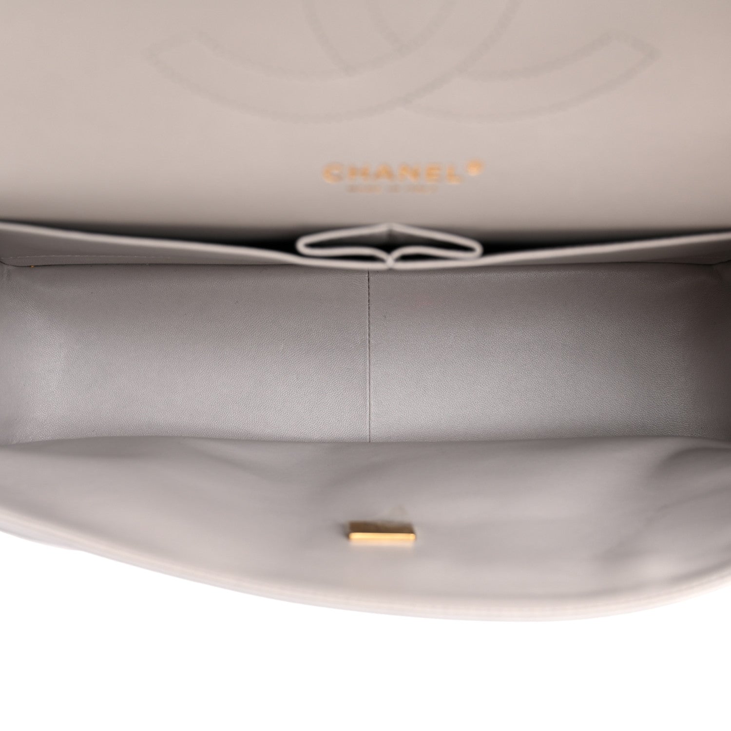 Chanel Caviar Quilted Jumbo Double Flap Grey 5 of 10