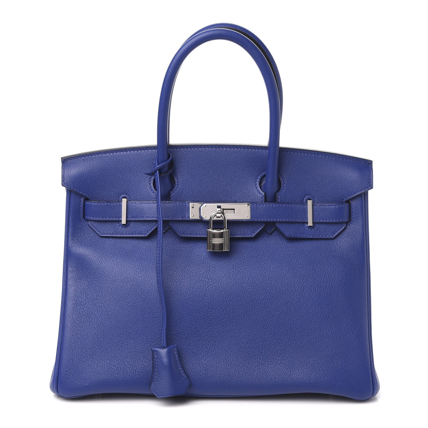 Hermes Taurillon Novillo Birkin 30 Bleu Electrique 1 of 10