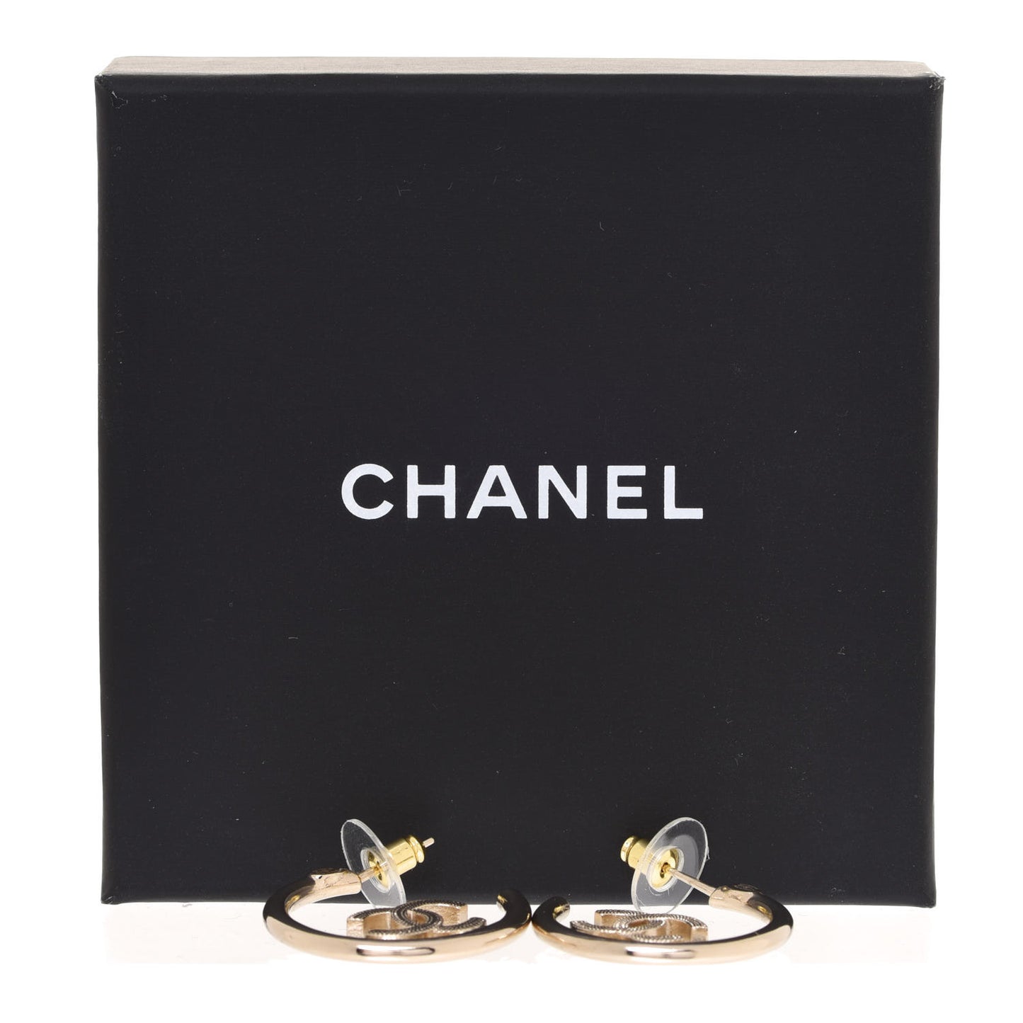 CC Hoop Earrings Gold