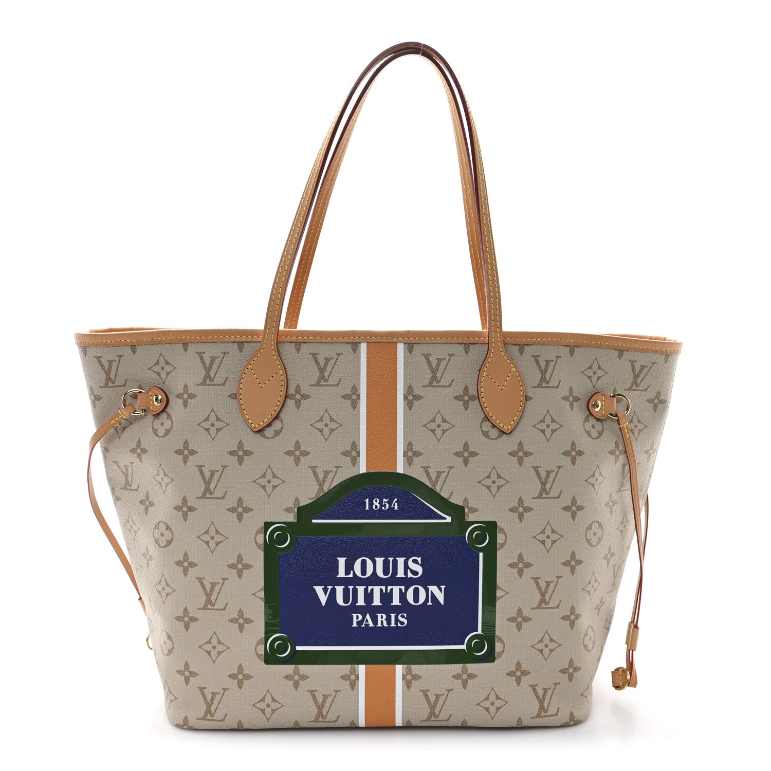 Louis Vuitton Monopaname Neverfull MM Beige Ocher 1 of 9
