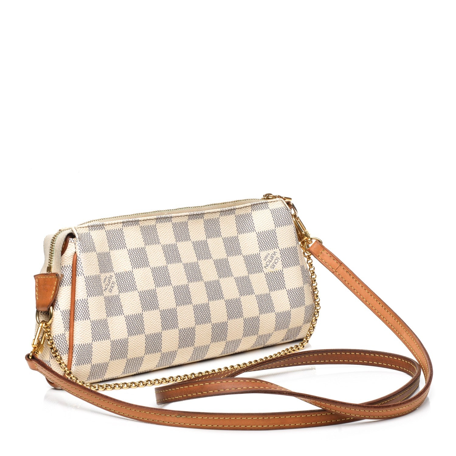 Louis Vuitton Damier Azur Eva Clutch 3 of 11