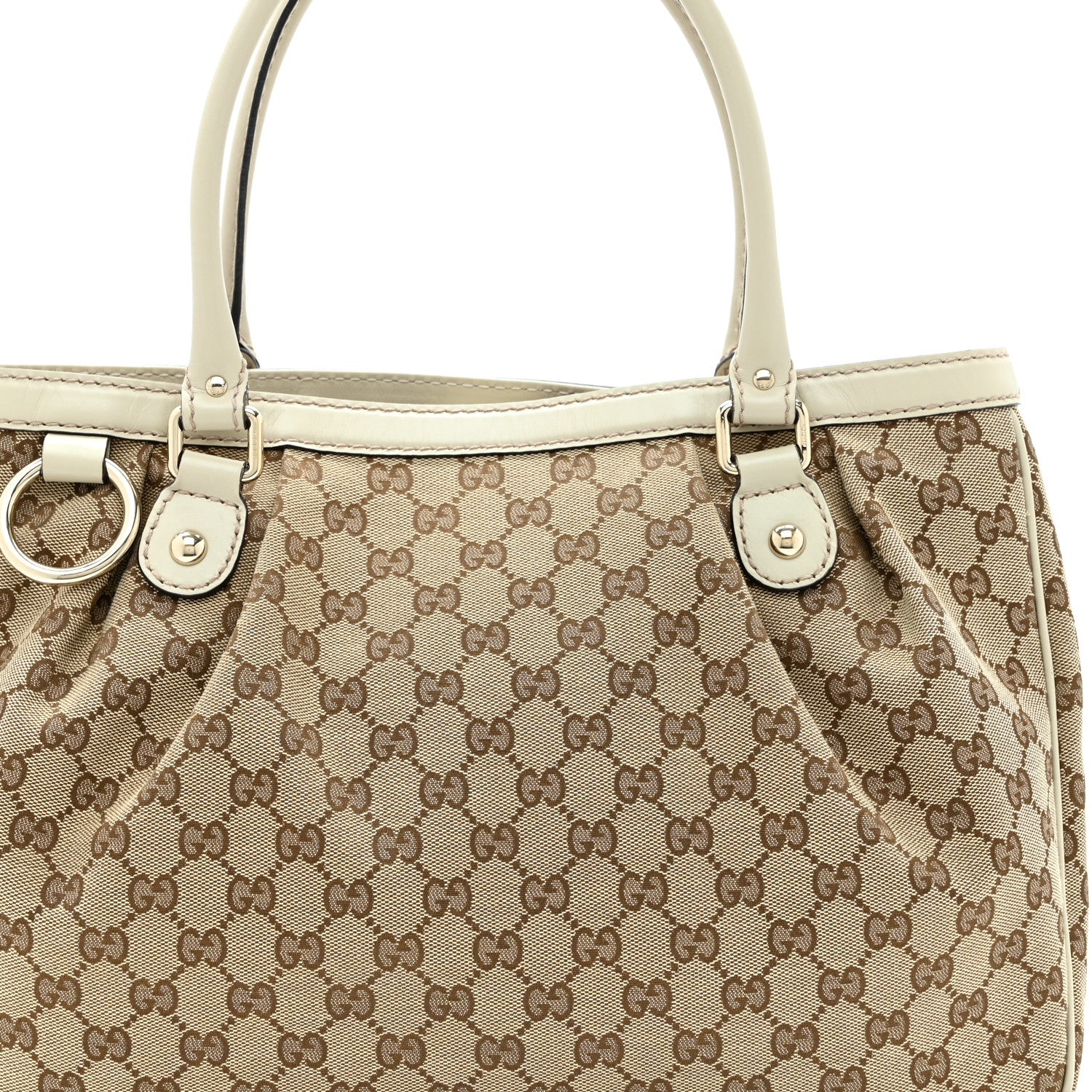 Gucci Monogram Medium Sukey Top Handle Tote Off White 9 of 11