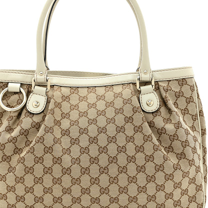 Gucci Monogram Medium Sukey Top Handle Tote Off White 9 of 11
