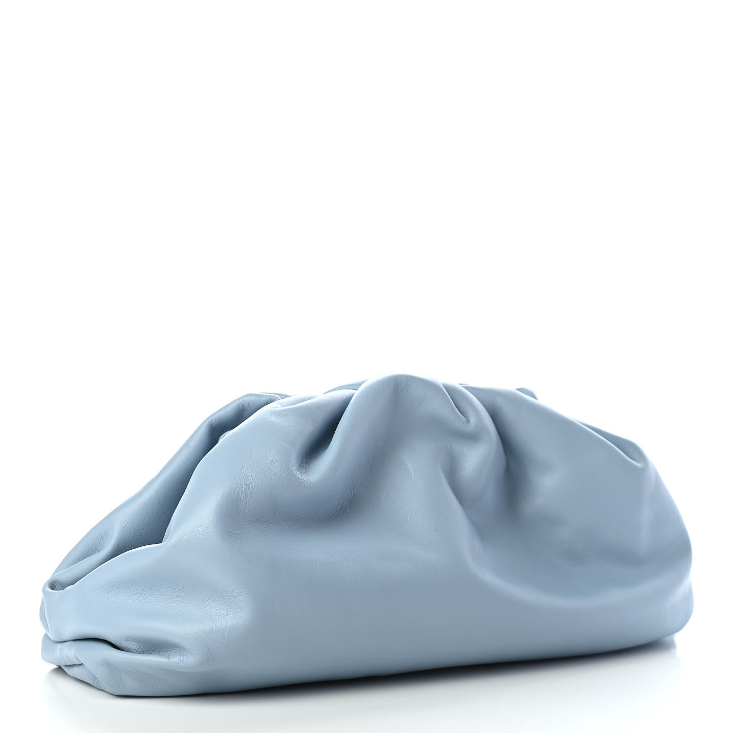 Bottega Veneta Smooth Butter Calf The Pouch Oversized Clutch Ice 2 of 8