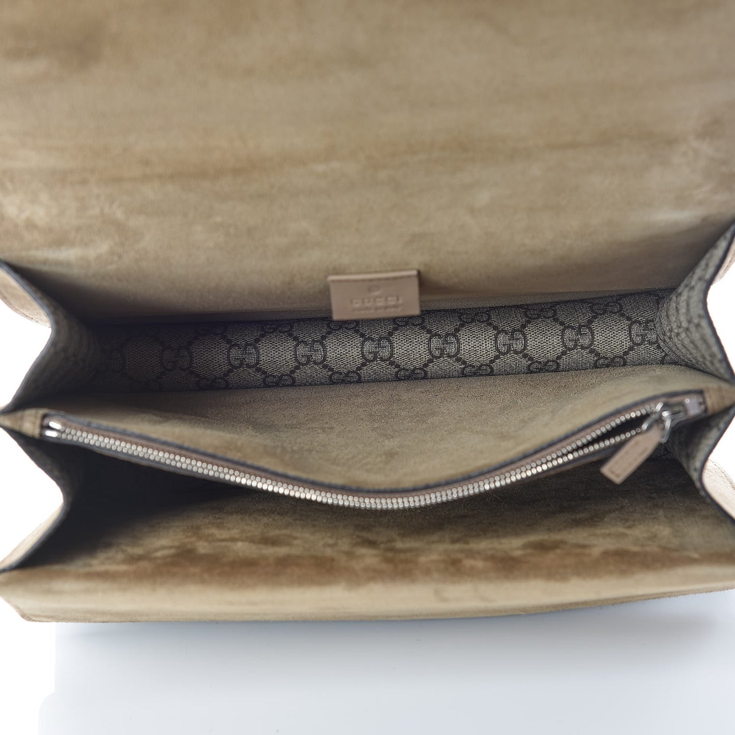 GG Supreme Monogram Medium Dionysus Shoulder Bag Taupe