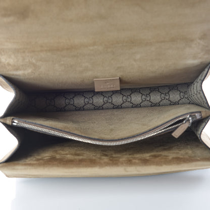 Gucci GG Supreme Monogram Medium Dionysus Shoulder Bag Taupe 7 of 9