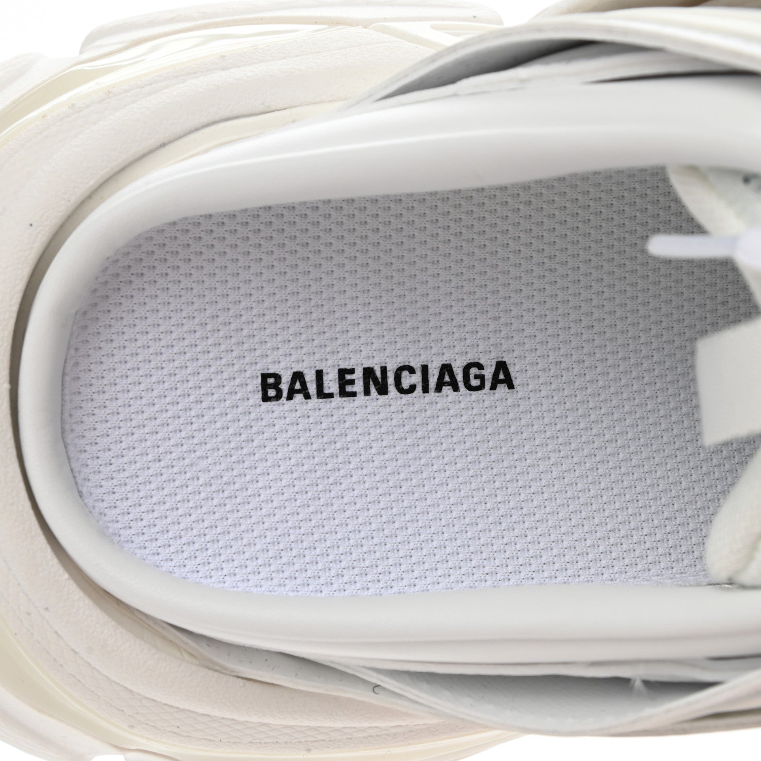 Balenciaga Mesh Nylon Womens Track Mules 37 White 8 of 9