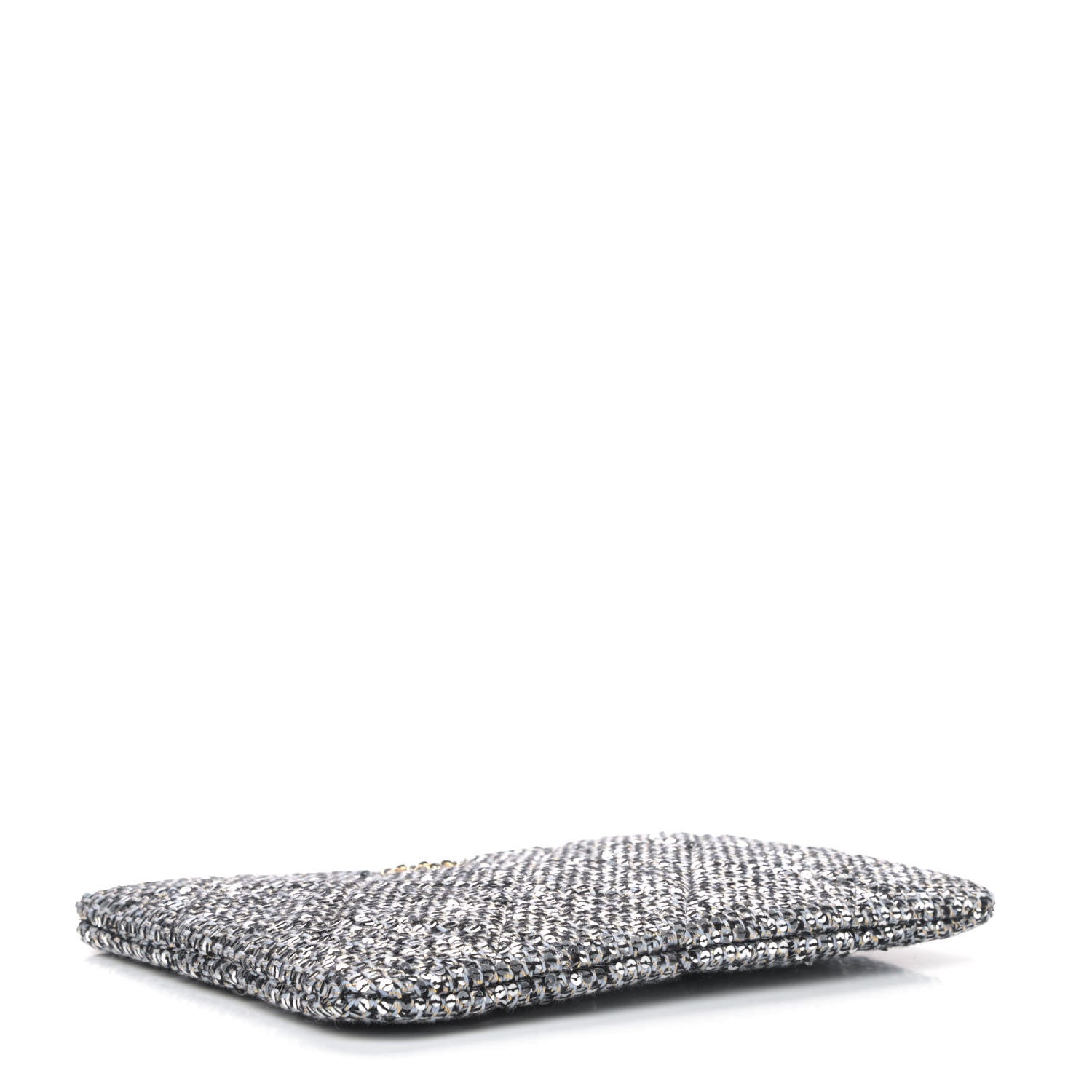 Chanel Sequins Medium 19 Pouch Silver 6 of 8