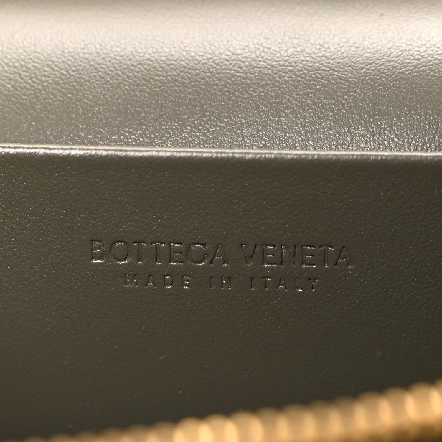 Bottega Veneta Calfskin Intrecciato Bang Bang Vanity Case Kaki 6 of 11