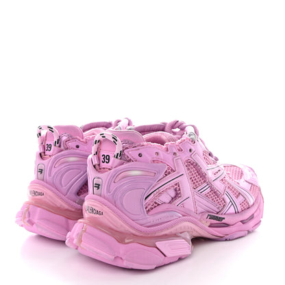 Balenciaga Mesh Rubber Womens Runner Sneakers 39 Pink 4 of 8