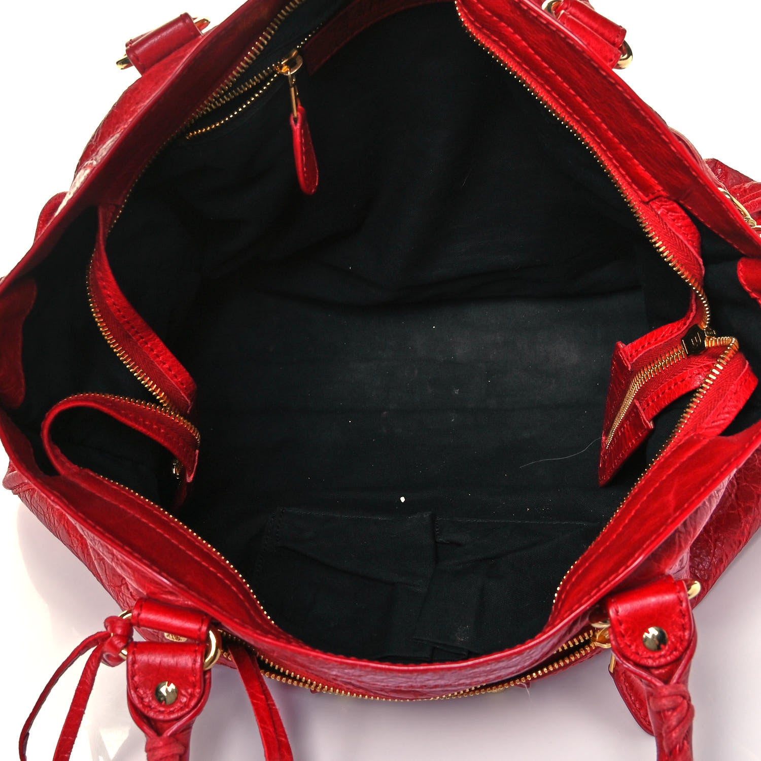 Balenciaga Agneau Giant 12 Gold Hardware City Rouge Lipstick 7 of 10