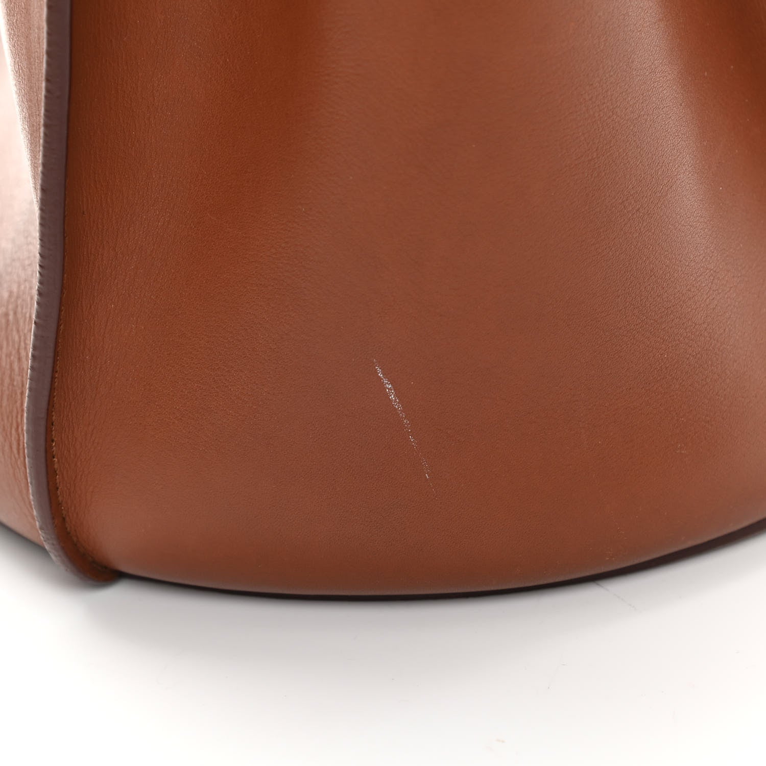 Celine Smooth Calfskin Long Strap Big Bucket Bag Tan 15 of 22
