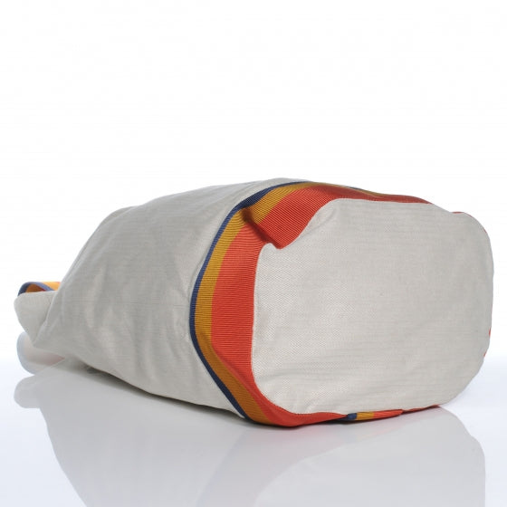 Hermes Toile Cavalier Tote 4 of 9